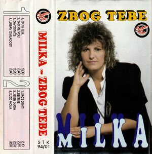 Milka Zbog TebeFront.jpg